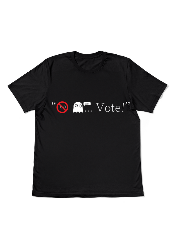 Don't Boo, Vote!”  - Fun and Quirky Political Design