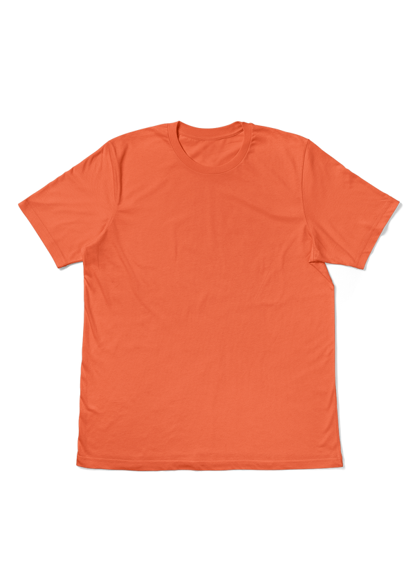 Womens Boyfriend T-Shirt - Lucky Coral Orange