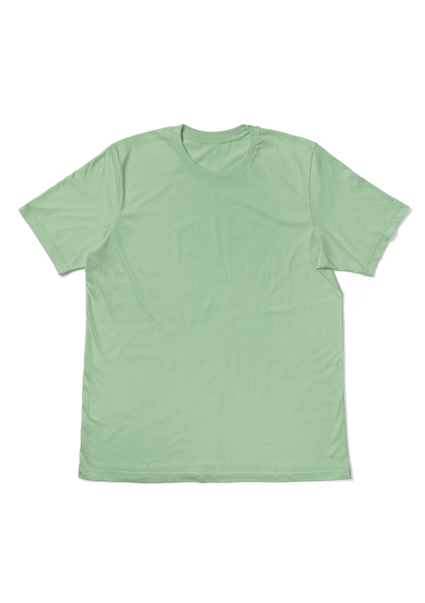 Flat Front Short Sleeve T-Shirt - Mint from Perfect TShirt Co