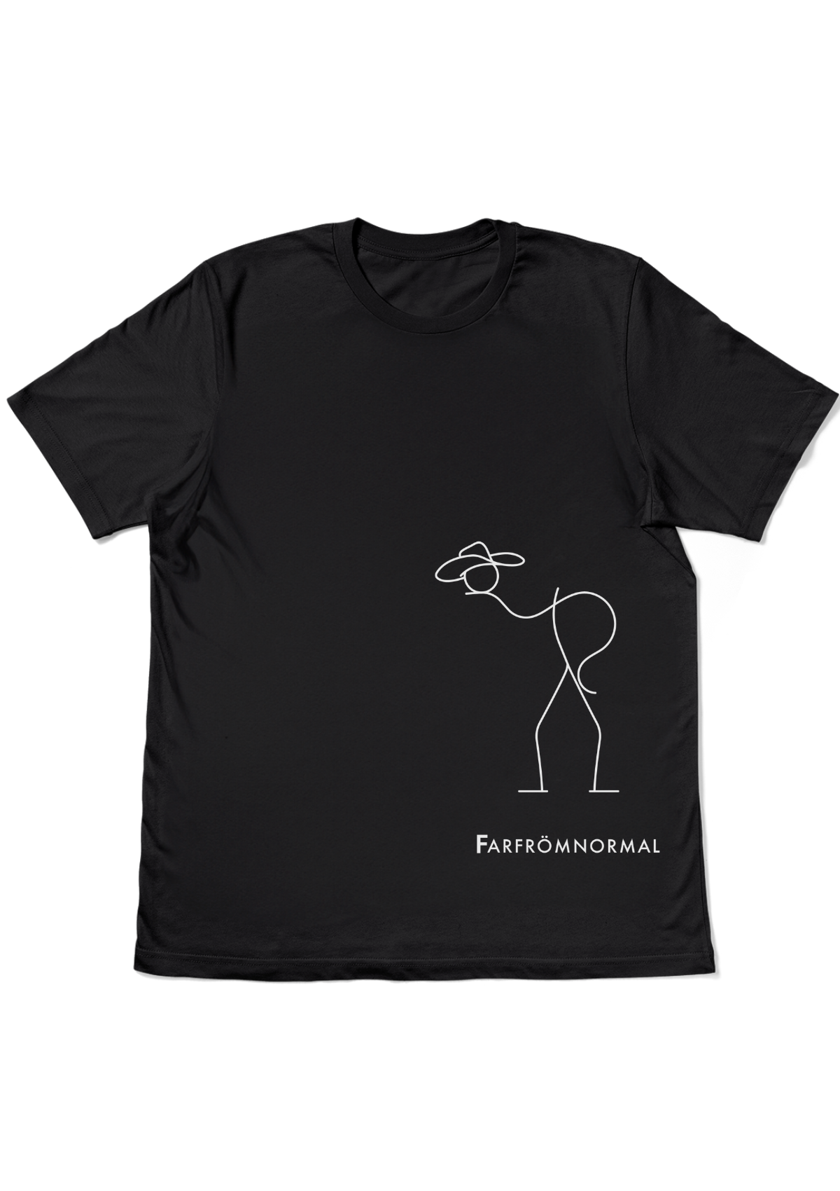Far From Normal Cowboy Tee – Minimalist Western Vibes