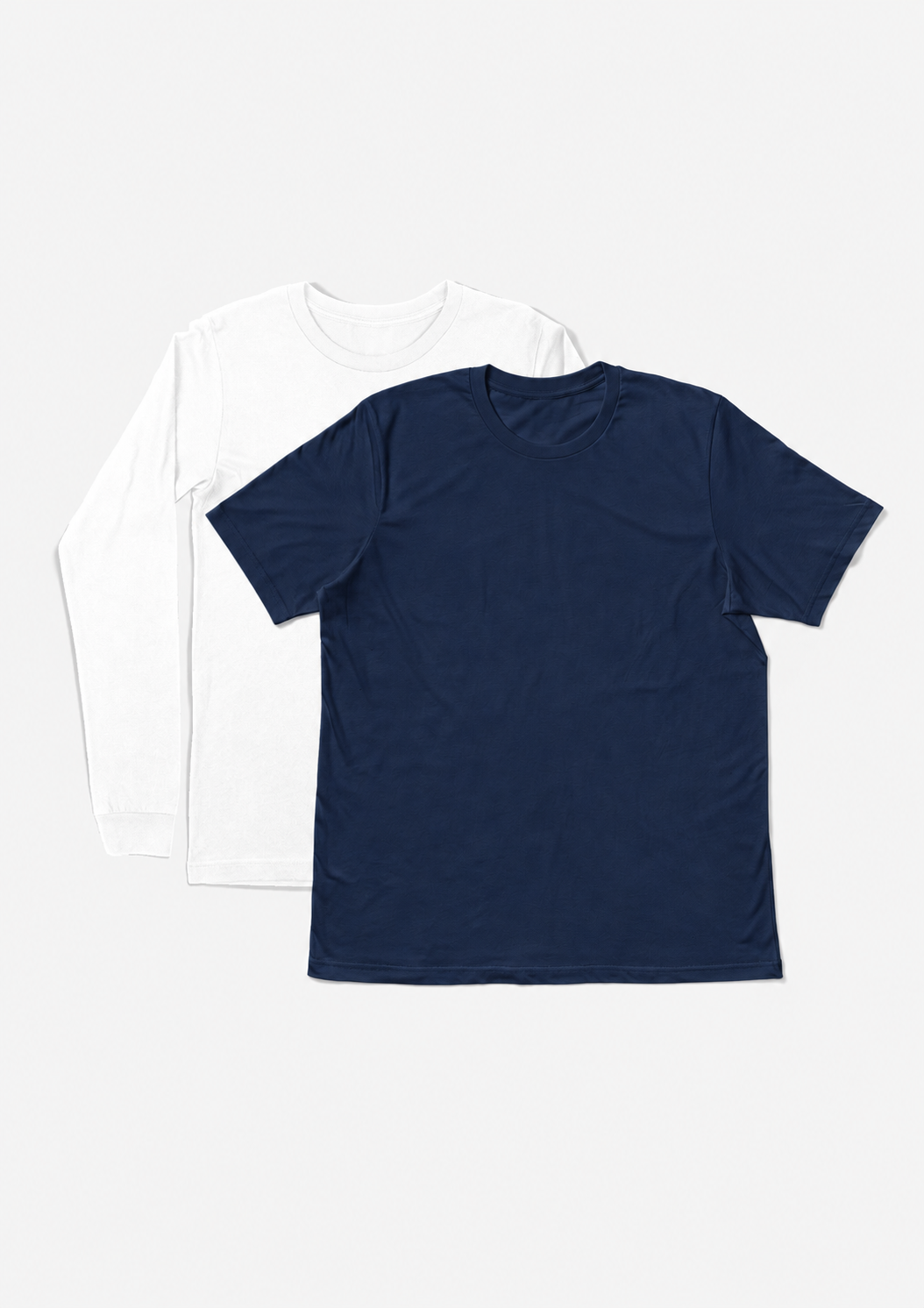 Women’s 2-Pack T-Shirt Bundle | Premium Cotton Short &amp; Long Sleeve Tees