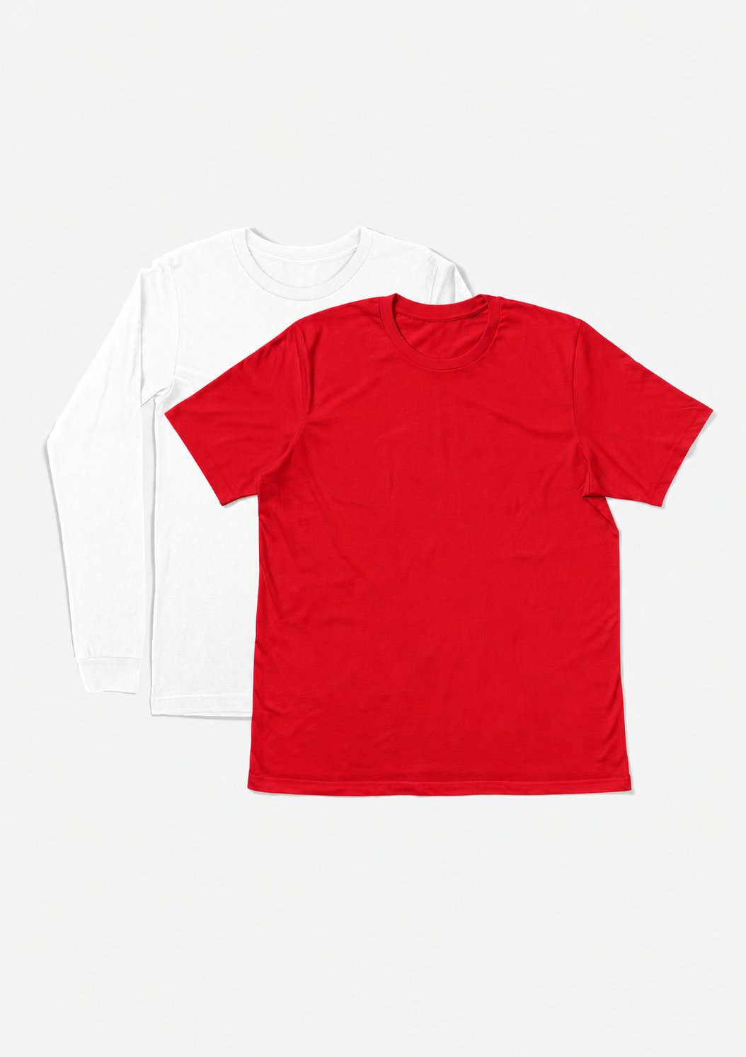 Women’s 2-Pack T-Shirt Bundle | Premium Cotton Short &amp; Long Sleeve Tees