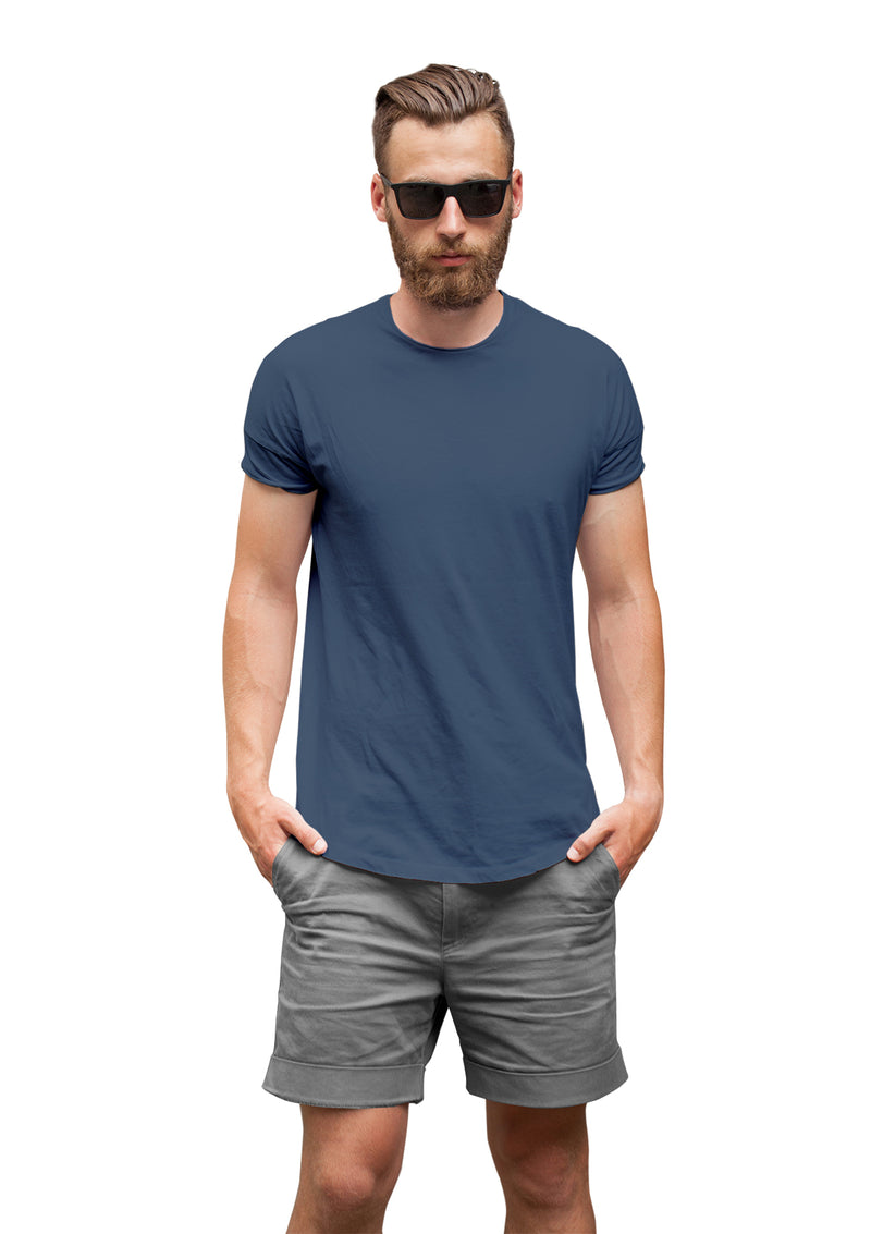 Mens T-Shirts Short Sleeve Crew Neck Just Classic 5 Pack
