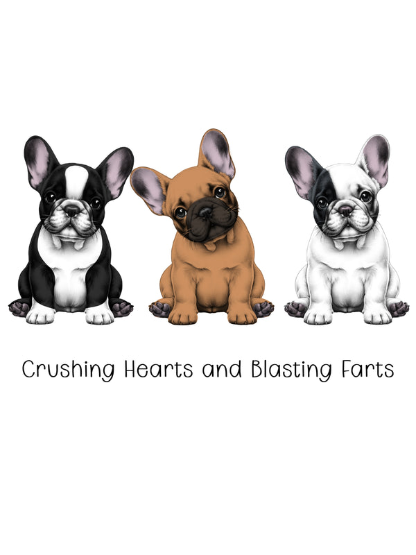 Stealing Hearts & Busting Farts Bulldog T-Shirt