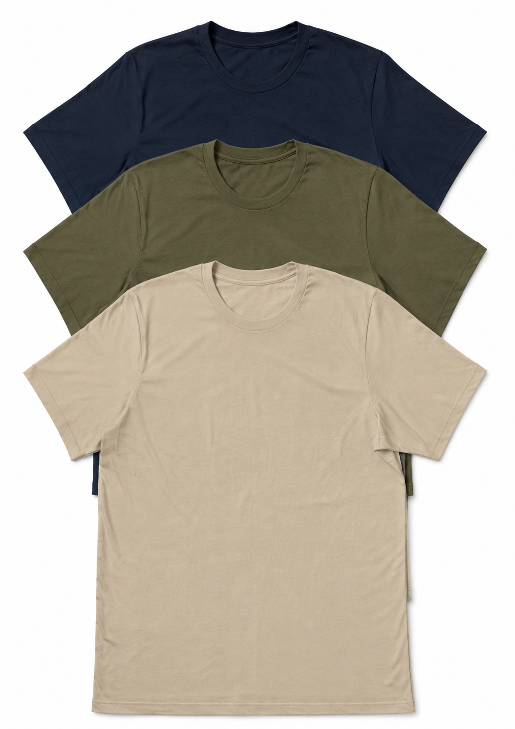 Nature's Harmony: Women's Boyfriend Cotton T-Shirt 3-Pack