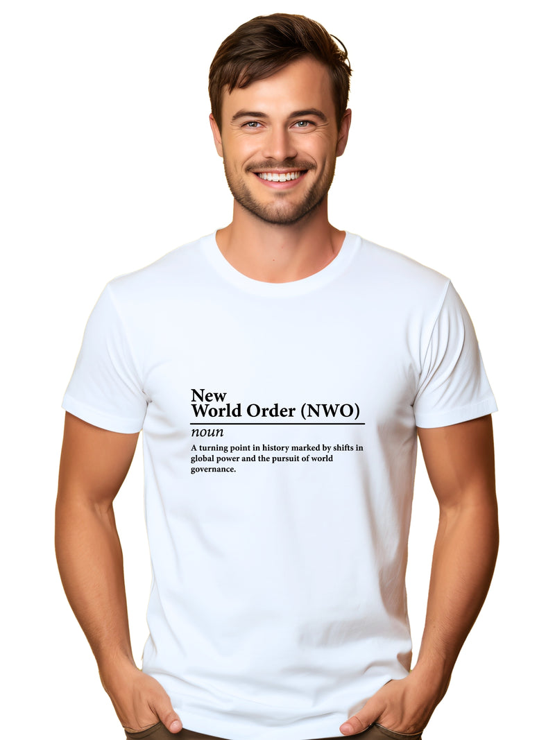 New World Order (NWO) Graphic T-Shirt - Cool Statement Tee for Men