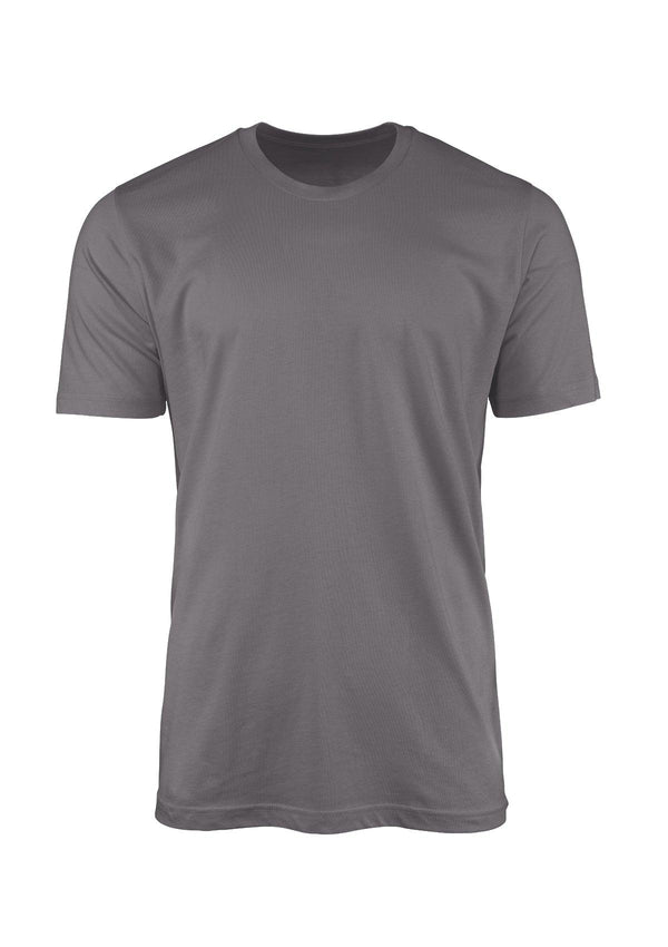Men's Big & Tall Crew Neck T-Shirt - Gray - Perfect TShirt Co