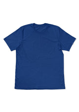 Men's Big & Tall Crew Neck T-Shirt - Royal Blue - Perfect TShirt Co