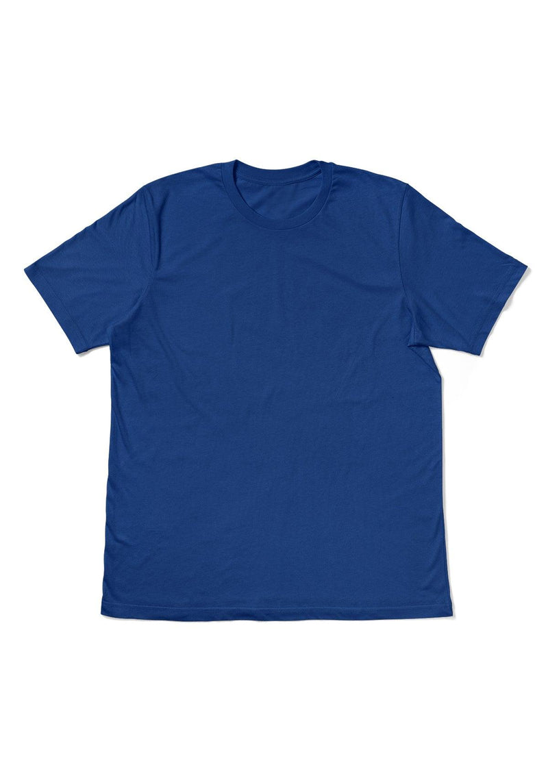 Men's Big & Tall Crew Neck T-Shirt - Royal Blue - Perfect TShirt Co