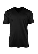 Men's Classic Black V-Neck Short Sleeve T-Shirt - Perfect TShirt Co