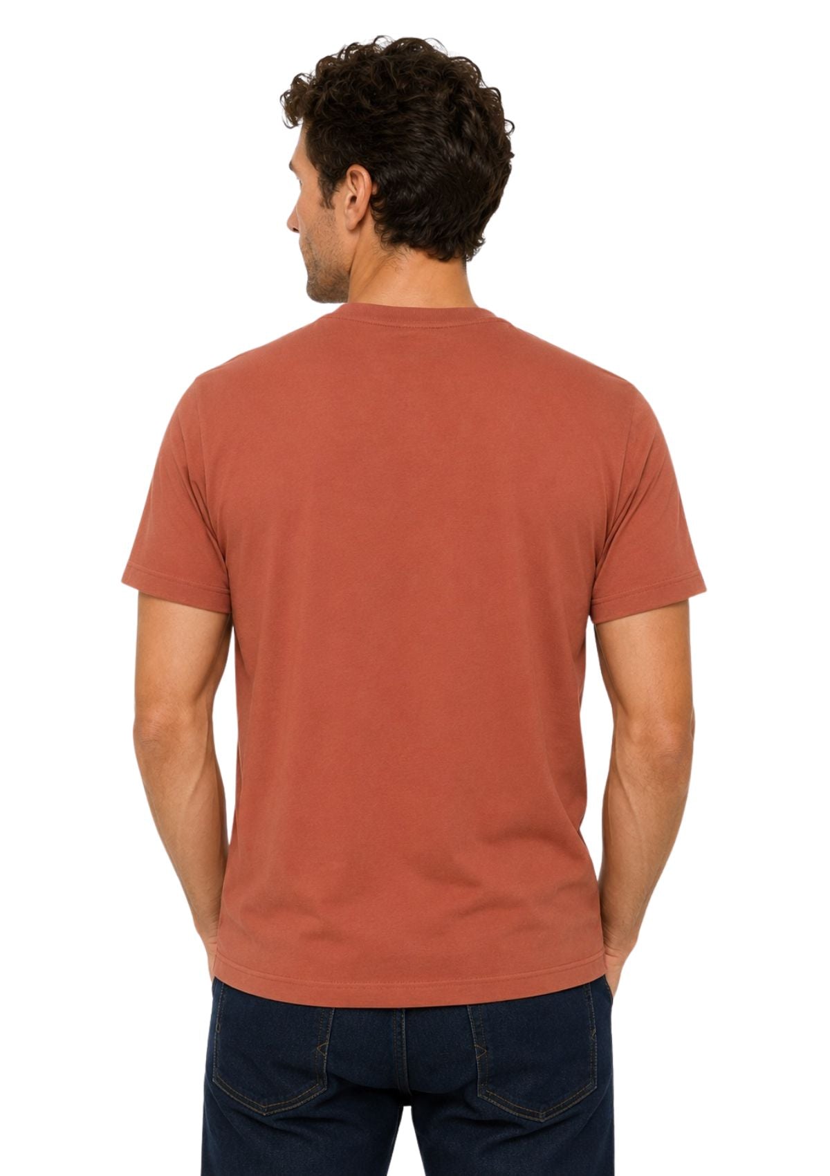 men's clay classic fit t-shirt short sleeve back image