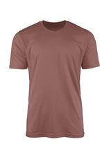 Mens T-Shirt Short Sleeve Crew Neck Taupe Brown - Perfect TShirt Co