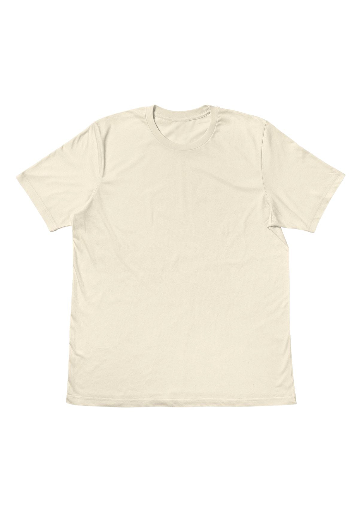 Men’s Mocha White T-Shirt | Soft, Earthy Neutral in 100% Cotton