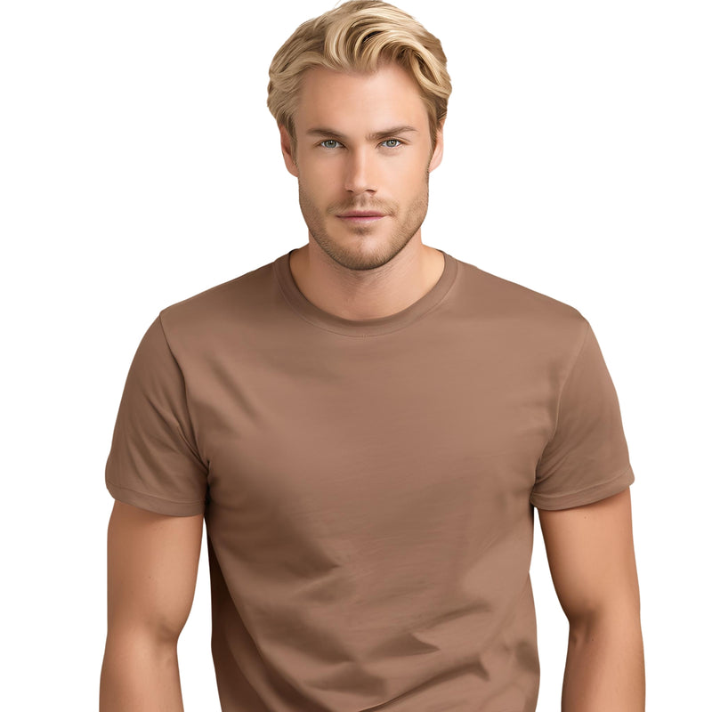 Mocha Mousse Men's Tee: Embrace the Pantone 2025 Color