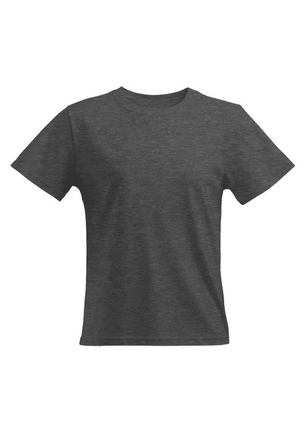 Perfect TShirt Co Women's Short Sleeve Crew Neck Gray Triblend Relax Fit T-Shirt - Perfect TShirt Co