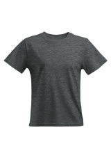 Perfect TShirt Co Women's Short Sleeve Crew Neck Heather Relax Fit T-Shirt in Deep Gray - Perfect TShirt Co