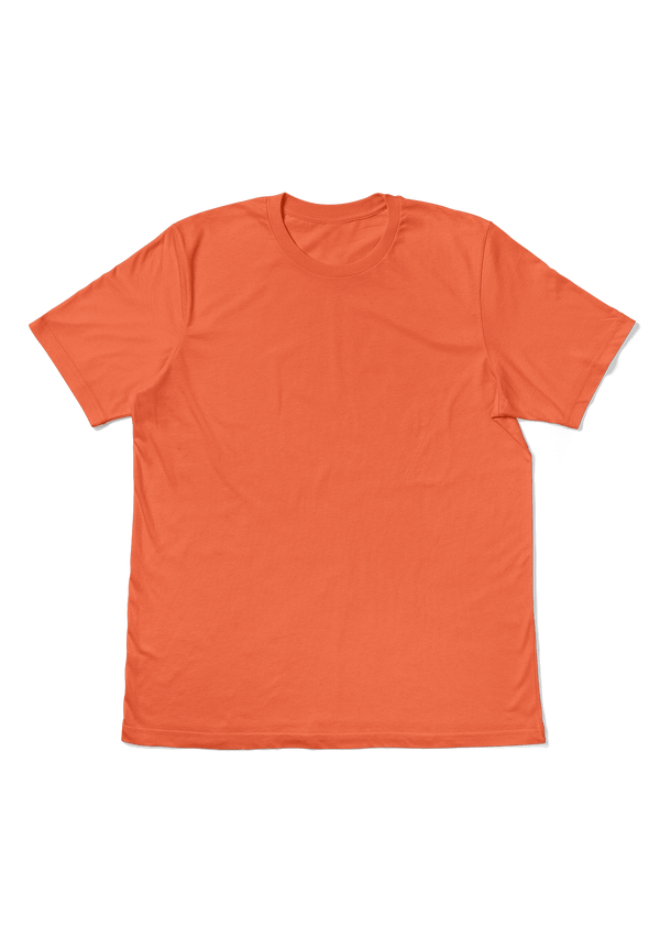 Perfect TShirt Co Womens Original Boyfriend T-Shirt - Lucky Coral Orange - Perfect TShirt Co
