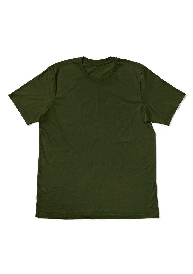 Perfect TShirt Co Womens Original Boyfriend T-Shirt -Olive Green - Perfect TShirt Co