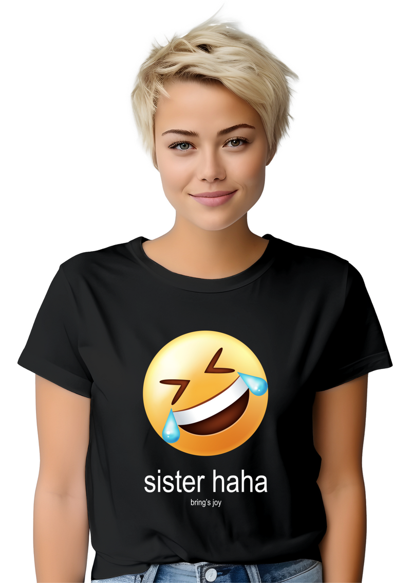 Sister Ha Ha Brings Joy & Good Fortune – Harris 2024 Black Tees