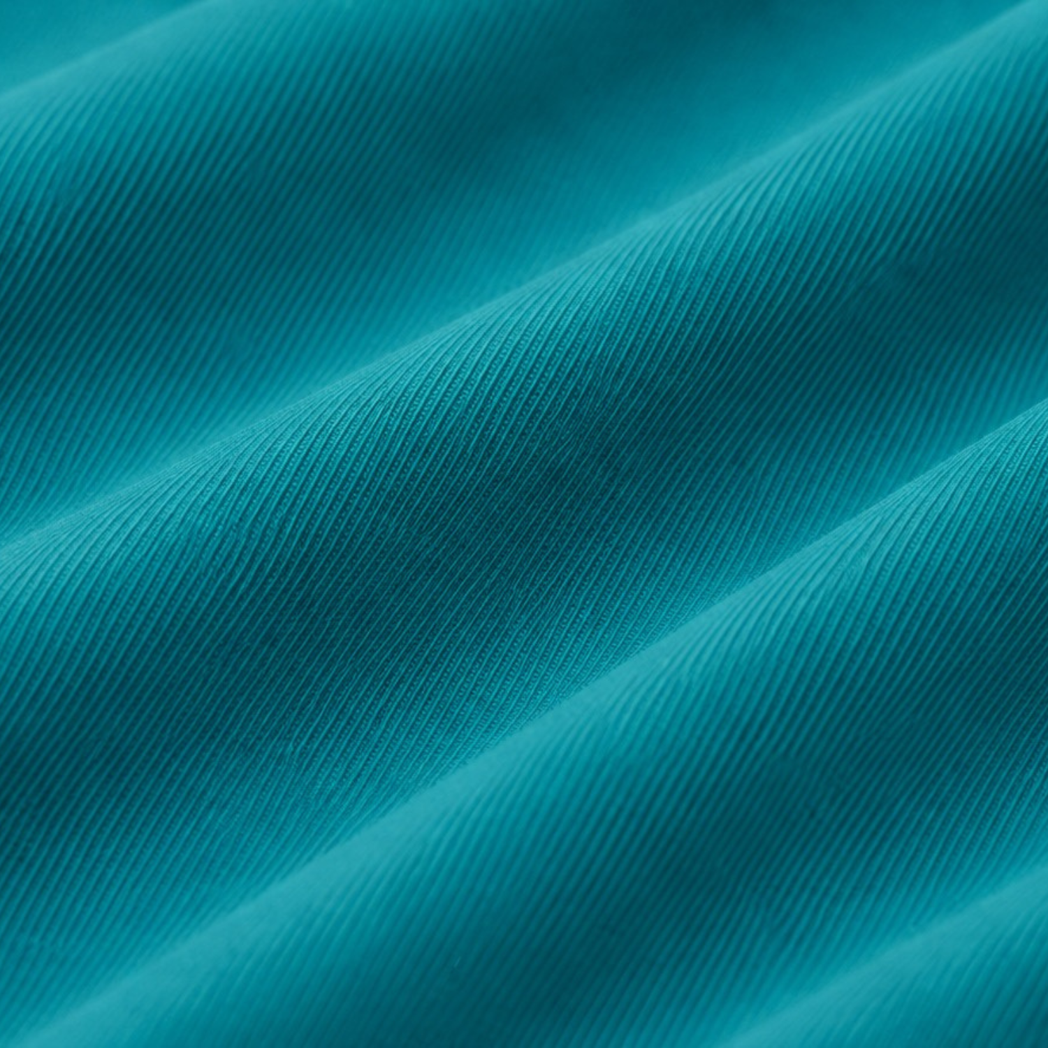 close-up of perfect t-shirt's turquoise  cotton t-shirt material