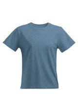 Women's Relax Fit Heather T-Shirt - Slate Blue - Perfect TShirt Co