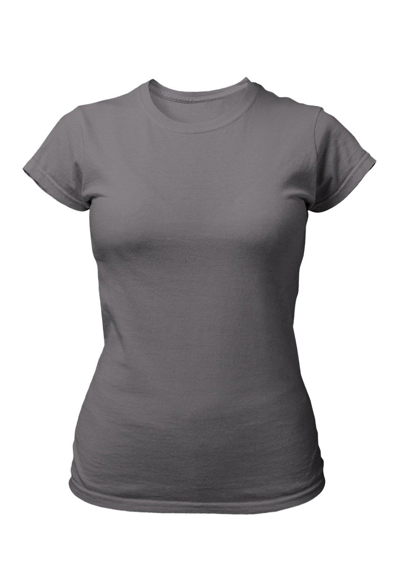 Women's Storm Gray Slim-Fit T-Shirt - Understated Elegance - Perfect TShirt Co