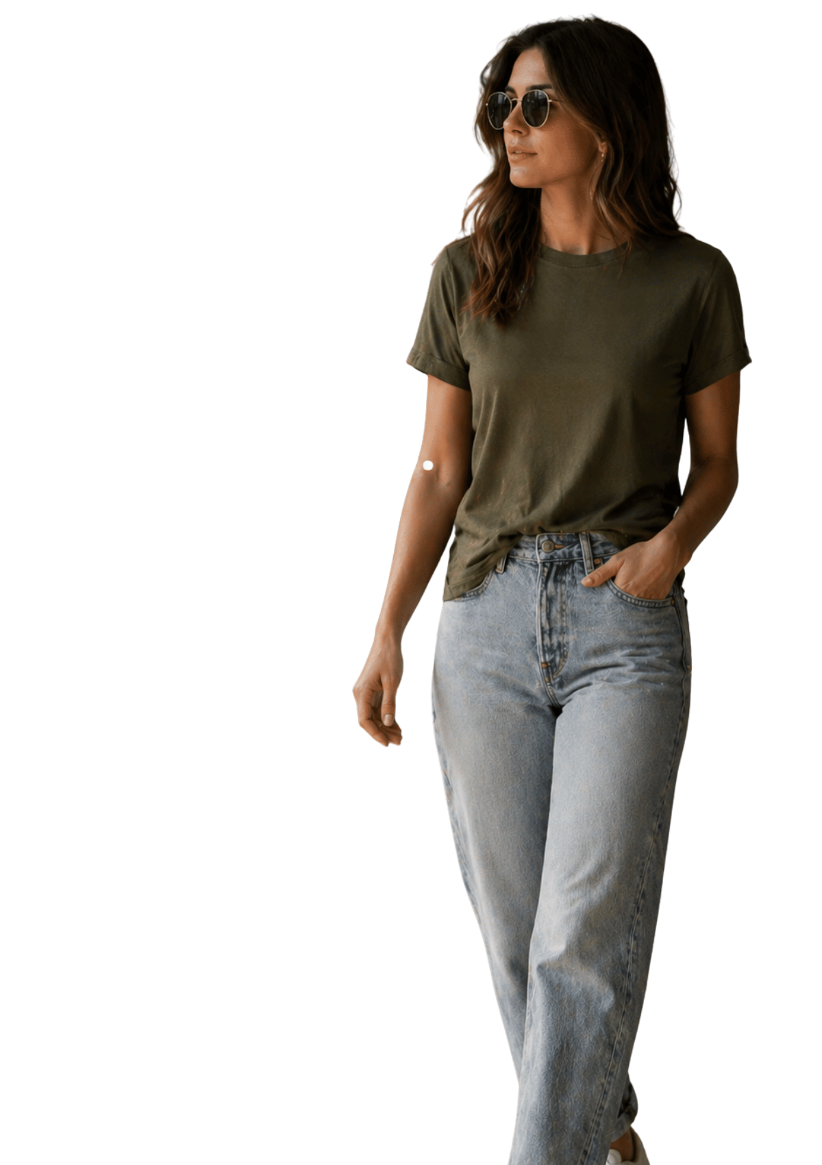 Nature's Harmony: Women's Boyfriend Cotton T-Shirt 3-Pack