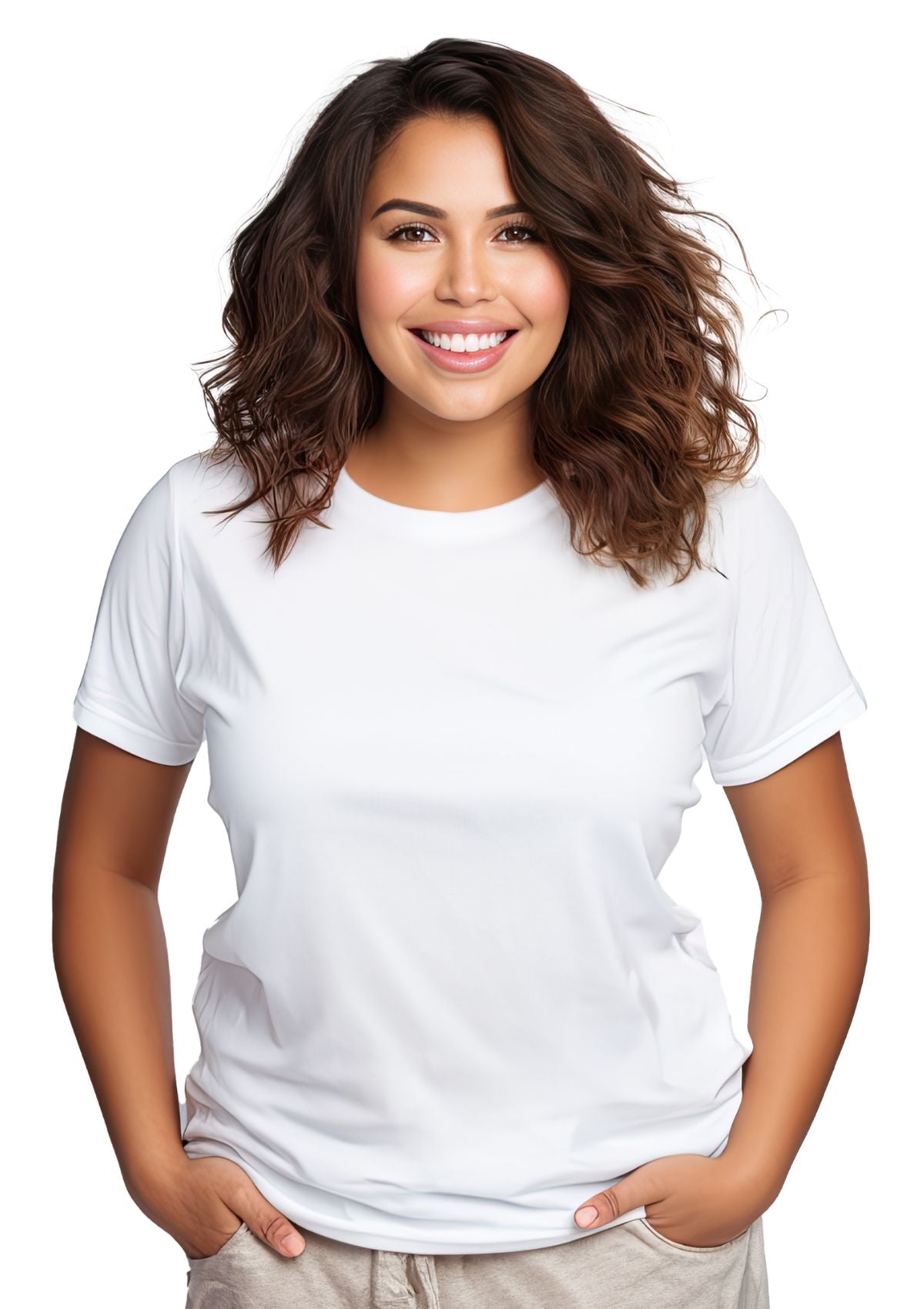 Women’s White Boyfriend Fit T-Shirt | 100% Cotton, Made in USA