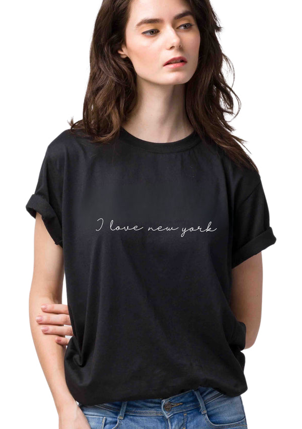 I Love New York" Minimalist Tee