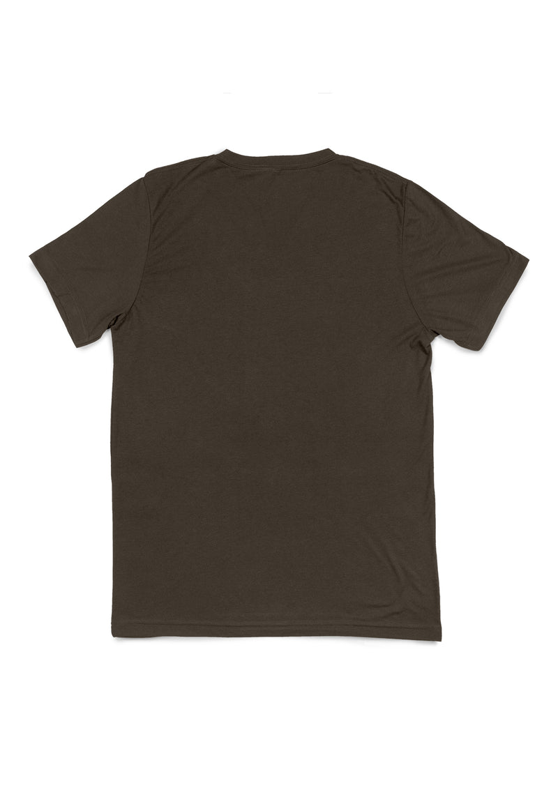 Mens T-Shirts Short Sleeve V-Neck Asphalt Gray