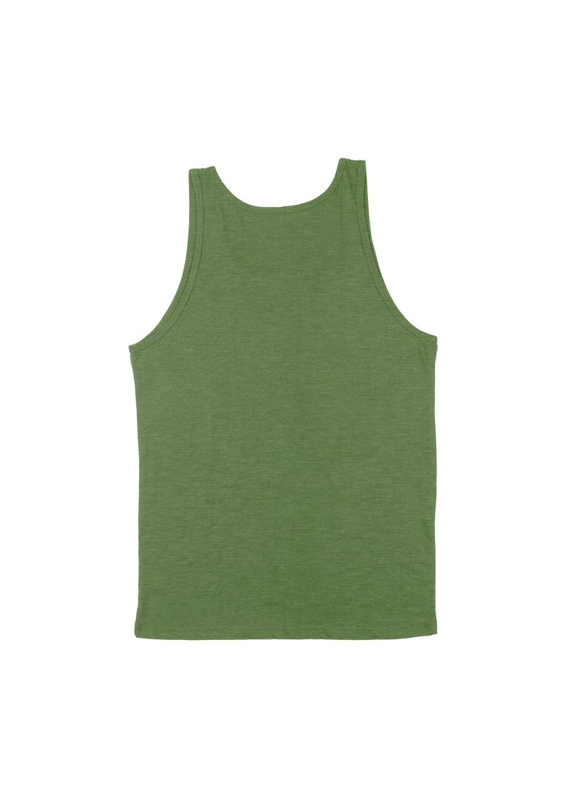 Mens Tank T-Shirts Golf Green Tri-Blend