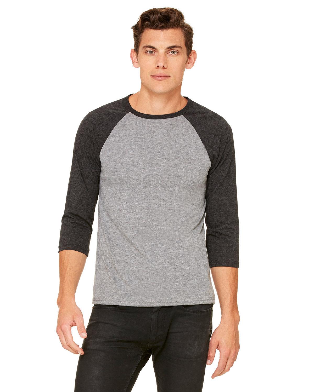 Mens T-Shirt Baseball Raglan Sleeve - Perfect TShirt Co