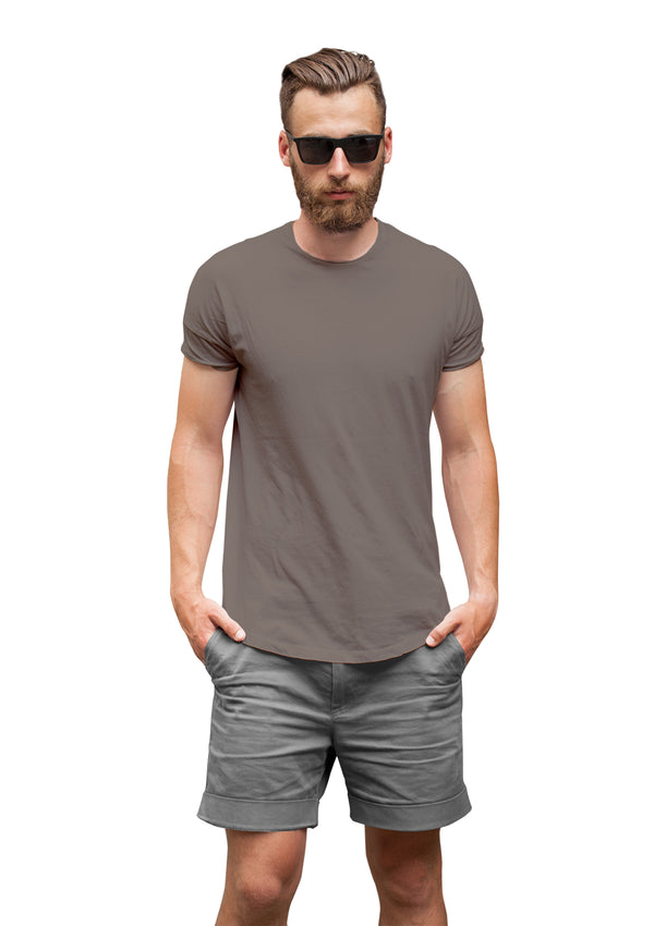 Mens T-Shirts Short Sleeve White, Black & Gray 5 Pack