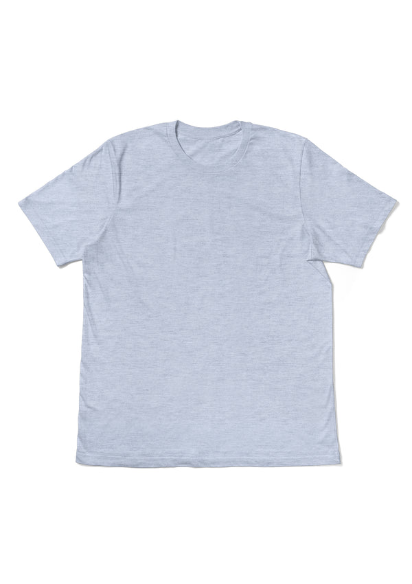 unisex short sleeve crew neck prism heather t-shirt