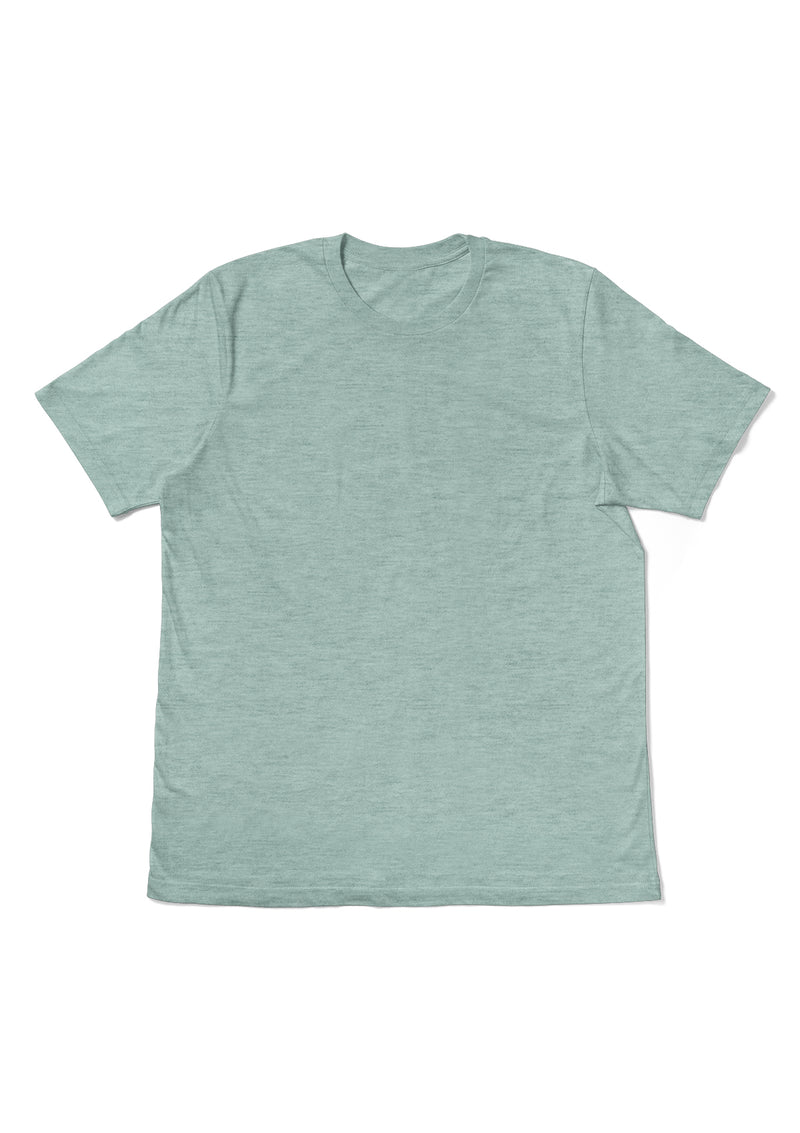 unisex dusty blue short sleeve crew neck t-shirt