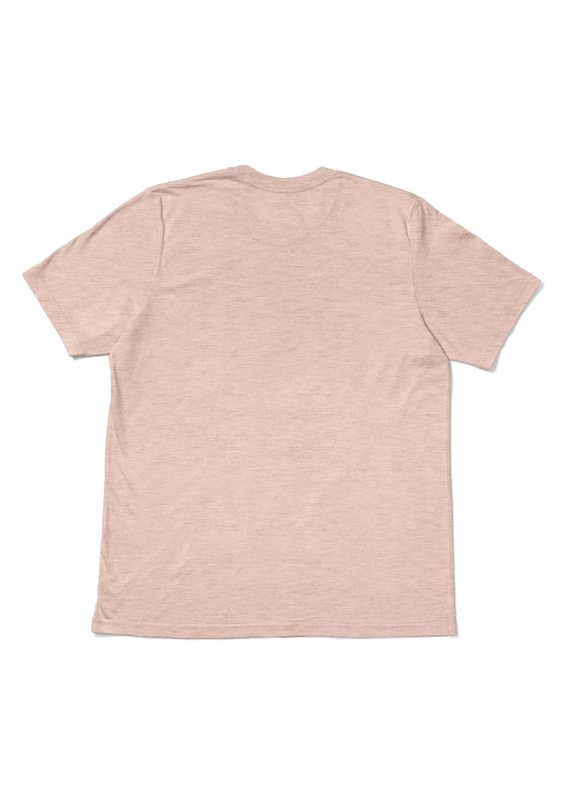 Womens Boyfriend T-Shirts Prism Peach Orange Heather