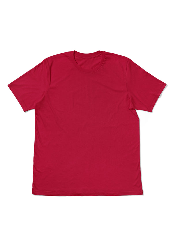 Womens Short Sleeve Boyfriend T-Shirt Red
