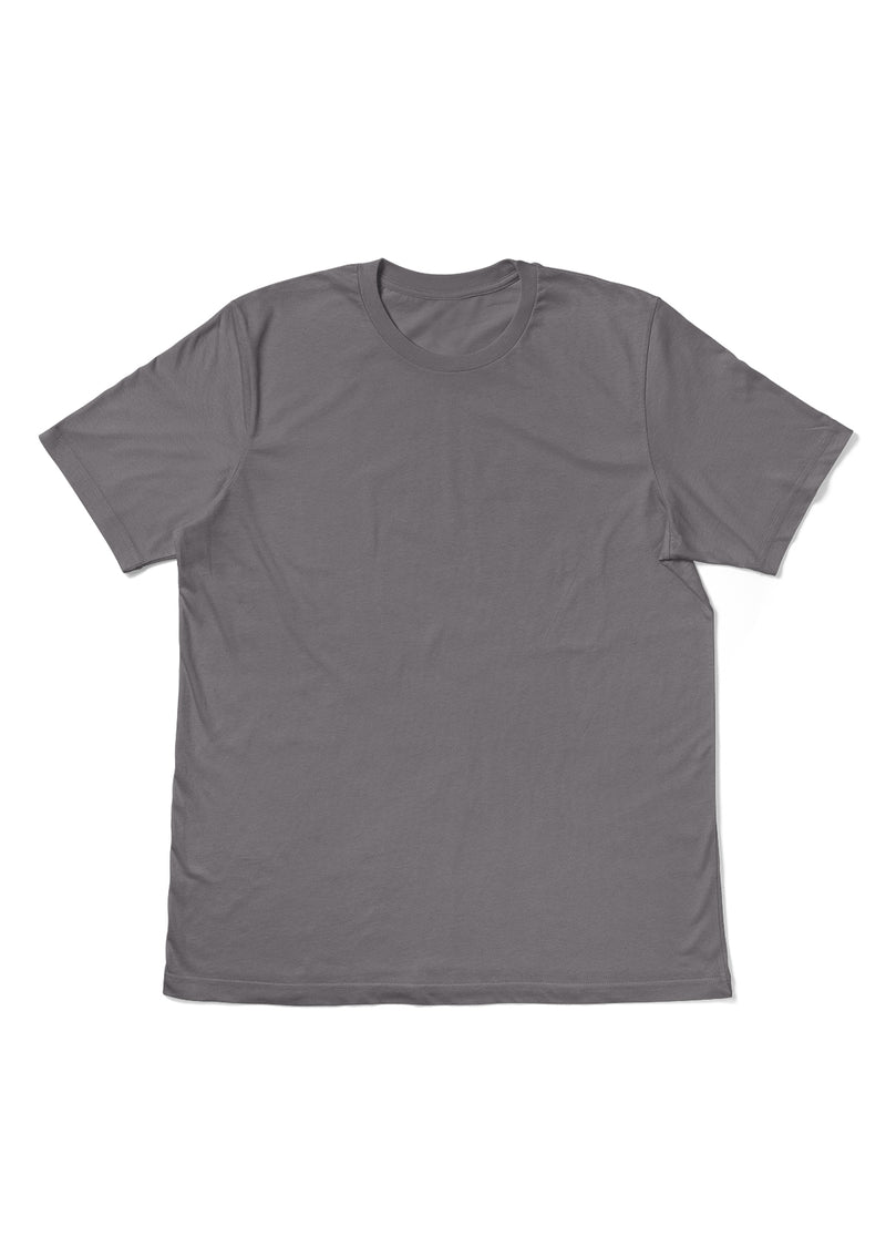 Mens Adult Storm Gray T-Shirt Front Flat Image | Perfect TShirt Co