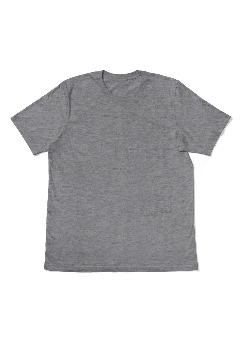 Men's Athletic Gray Heather Short Sleeve Crew Neck T-Shirt - Perfect TShirt Co