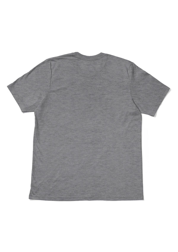 Men's Athletic Gray Heather Short Sleeve Crew Neck T-Shirt - Perfect TShirt Co