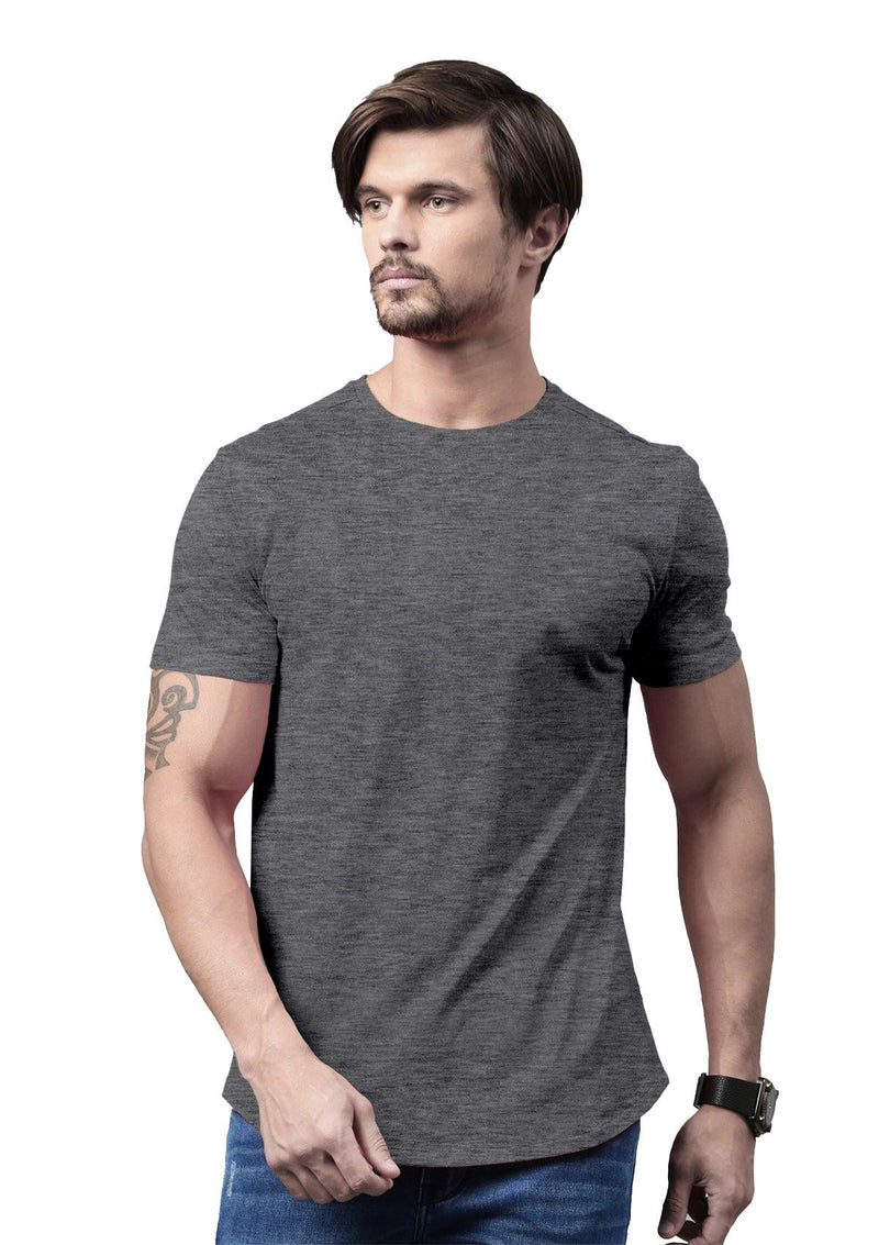 Men's Athletic Gray Heather Short Sleeve Crew Neck T-Shirt - Perfect TShirt Co