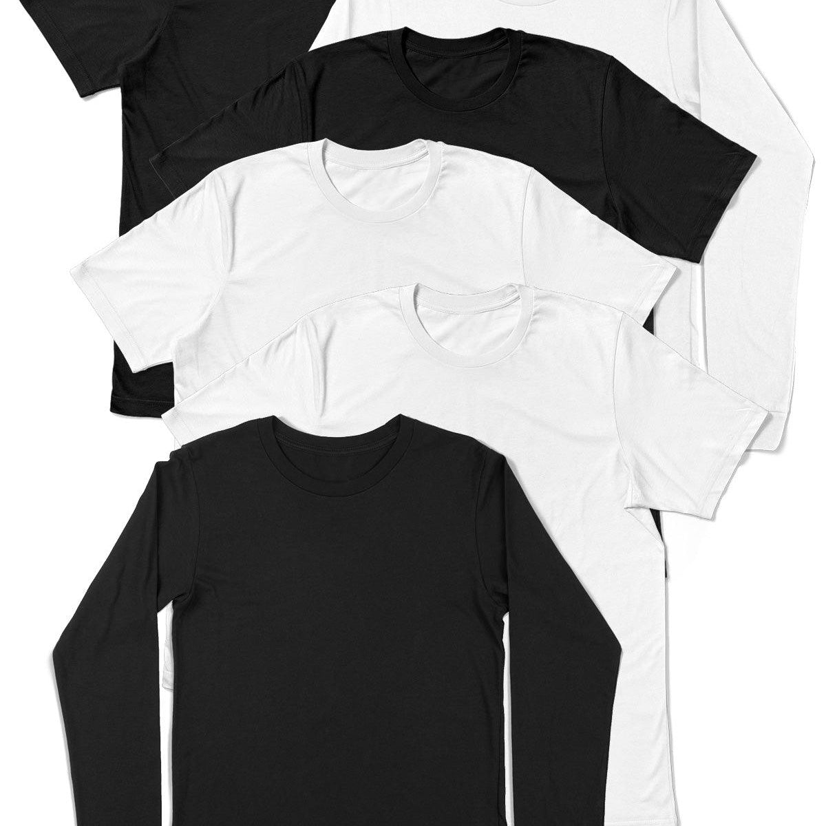 men-s-black-and-white-t-shirt- 