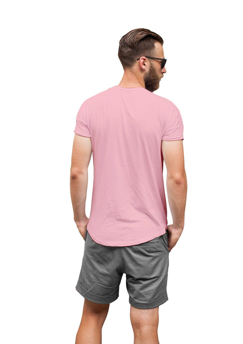 Men's Pink Airlume Cotton T-Shirt - Perfect TShirt Co