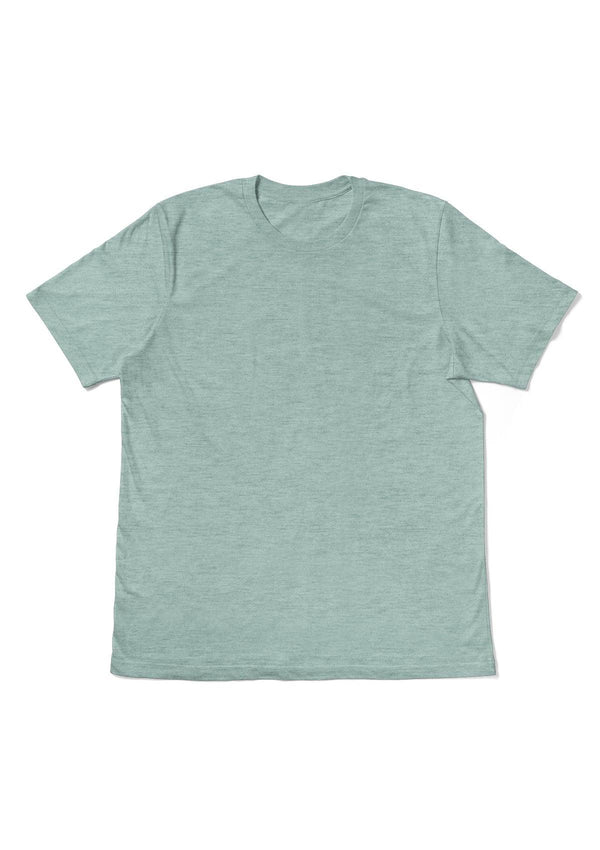 Men's Prism Dusty Blue Short Sleeve Crew Neck T-Shirt - Perfect TShirt Co