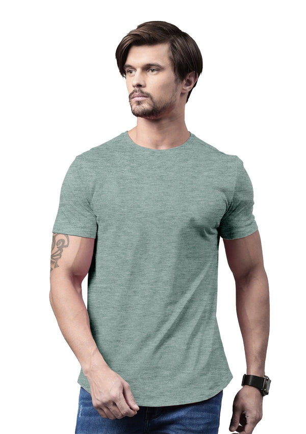 Men's Prism Dusty Blue Short Sleeve Crew Neck T-Shirt - Perfect TShirt Co