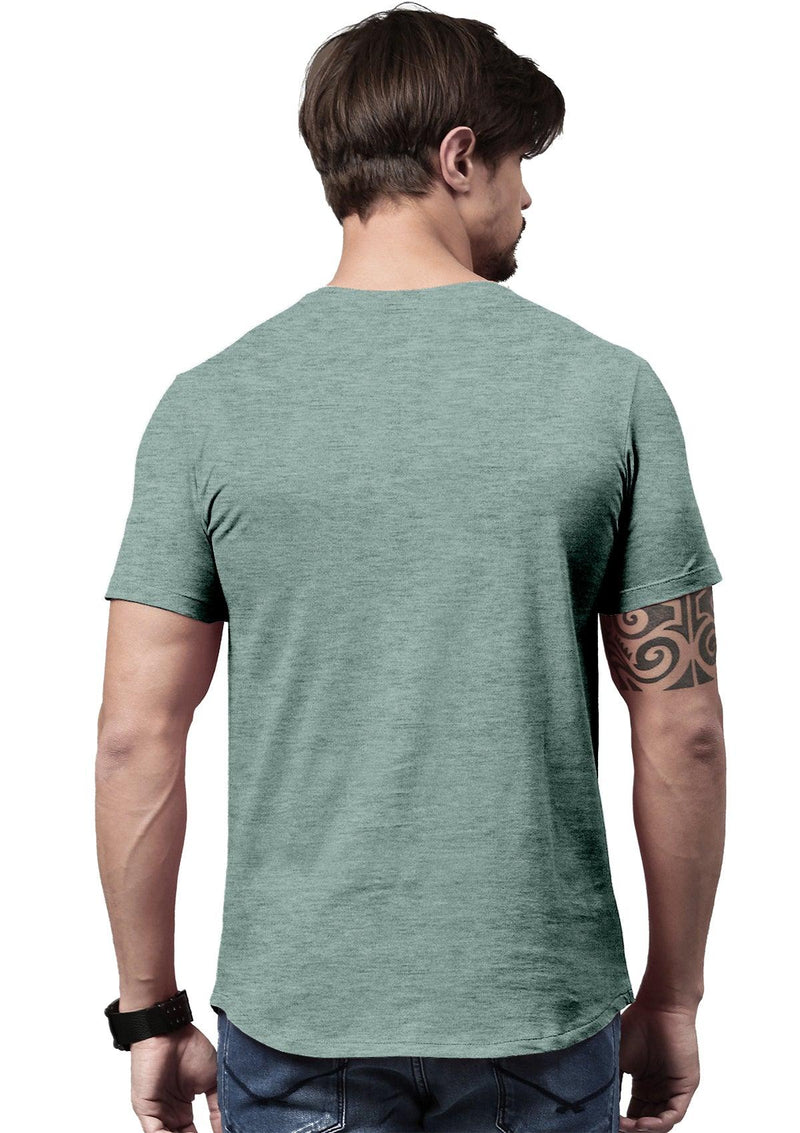 Men's Prism Dusty Blue Short Sleeve Crew Neck T-Shirt - Perfect TShirt Co