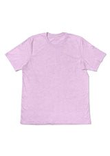 Men's Prism Lilac Purple Heather Short Sleeve Crew Neck T-Shirt - Perfect TShirt Co