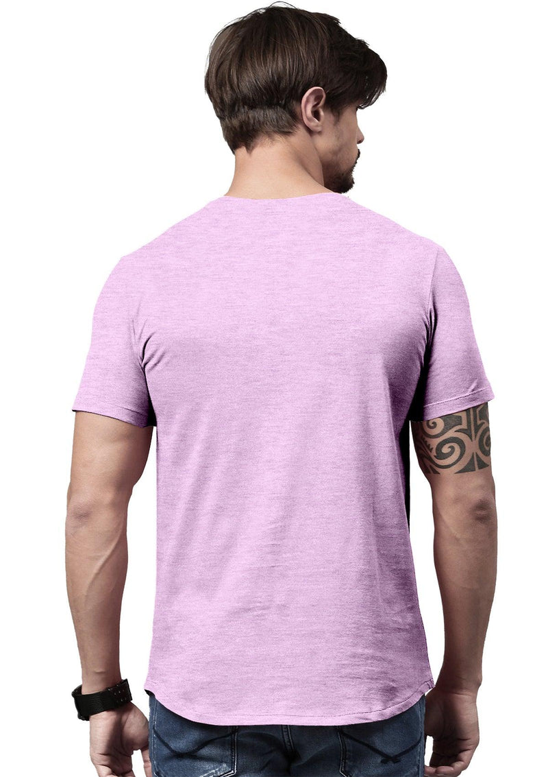 Men's Prism Lilac Purple Heather Short Sleeve Crew Neck T-Shirt - Perfect TShirt Co