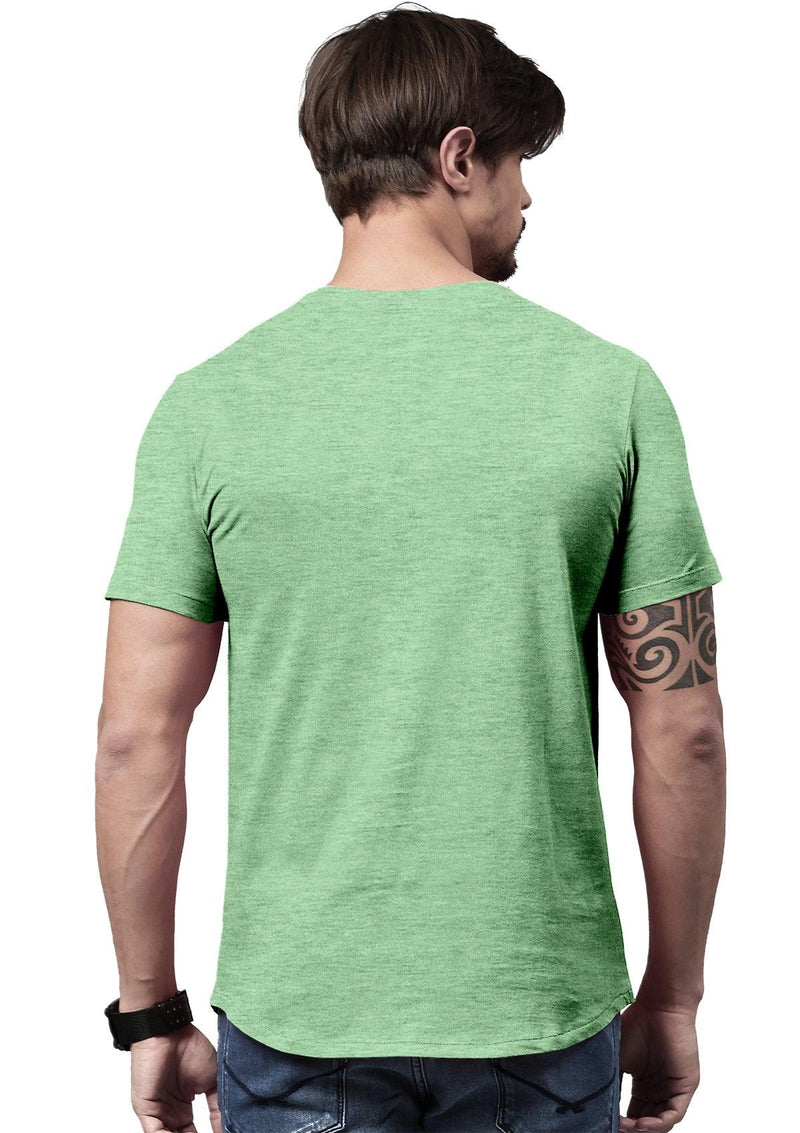 Men's Prism Mint Green Heather Short Sleeve Crew Neck T-Shirt - Perfect TShirt Co