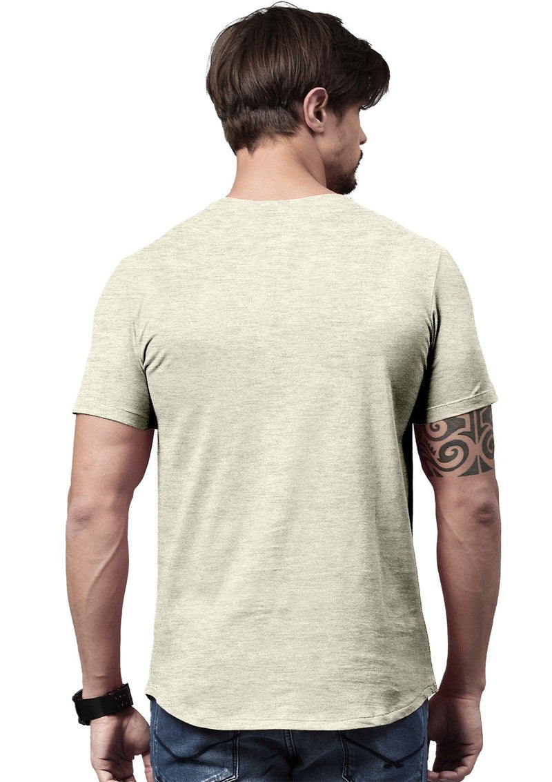 Men's Prism Natural White Heather Short Sleeve Crew Neck T-Shirt - Perfect TShirt Co